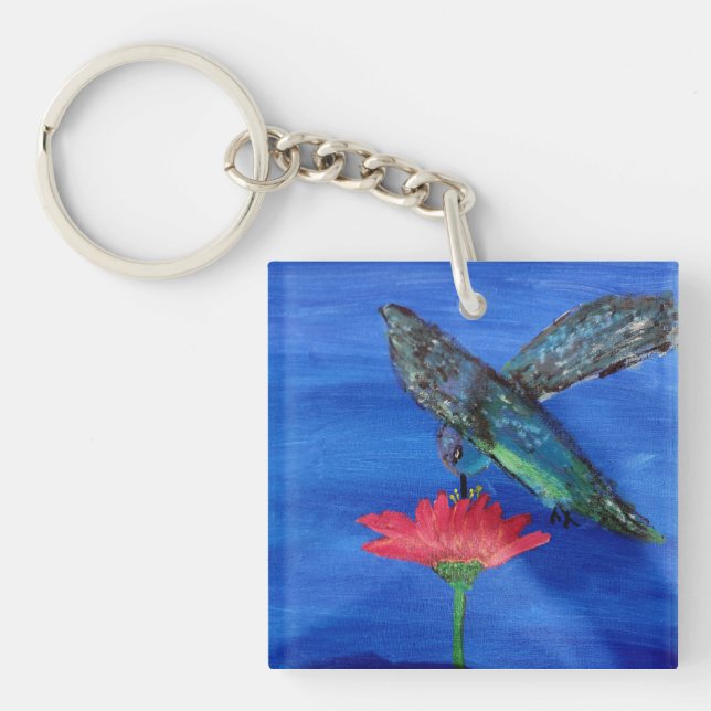 hummingbird  keychain (Front)