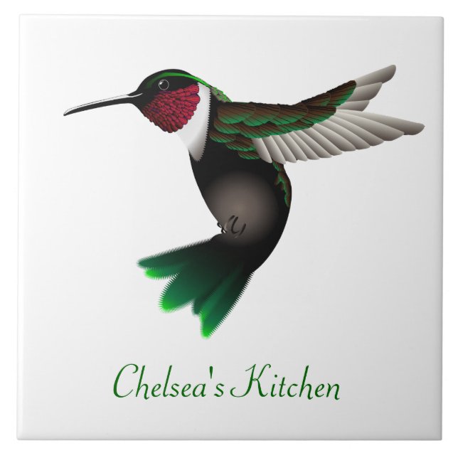 Hummingbird kitchen tile (Front)