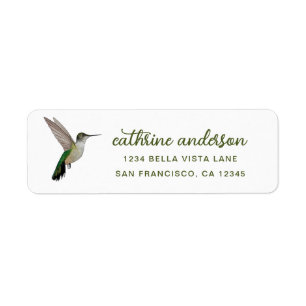 Hummingbird Label