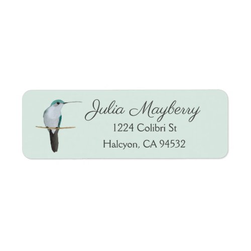 Hummingbird Label