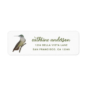 Hummingbird Label