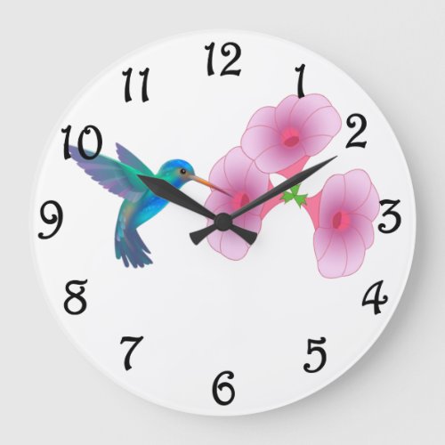 Hummingbird   large clock