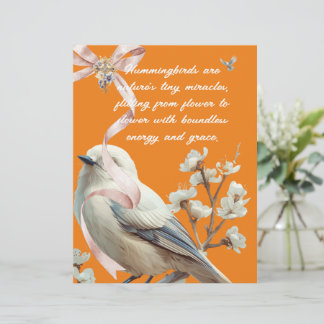 HUMMINGBIRD LETTERHEAD