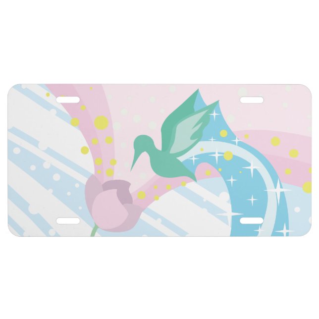 Hummingbird License Plate (Front)