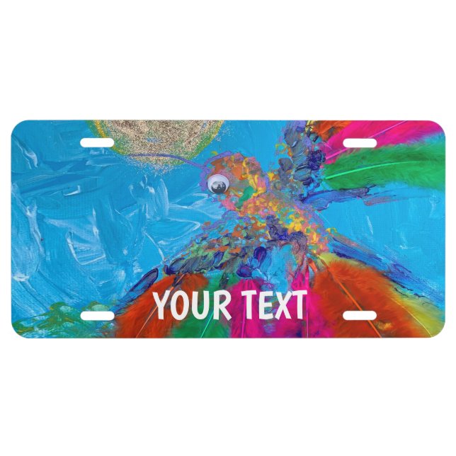 Hummingbird License Plate (Front)