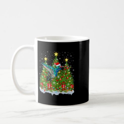 Hummingbird Lighting Xmas Tree Funny Hummingbird C Coffee Mug