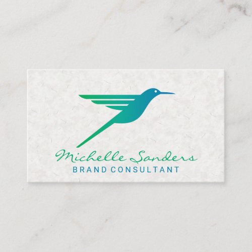 Hummingbird Logo Business Card