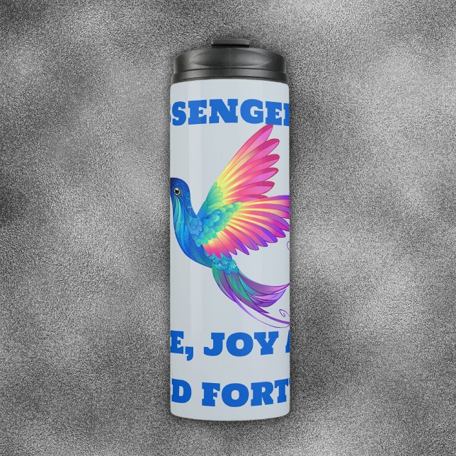 Hummingbird Love, Joy & Good Fortune | Thermal Tumbler (Creator Uploaded)