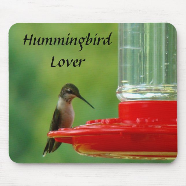 Hummingbird Lover Mousepad (Front)