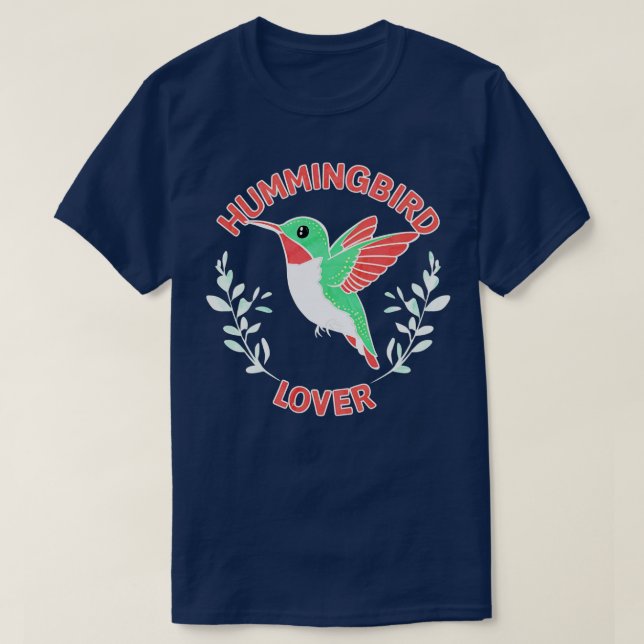hummingbird lover T-Shirt (Design Front)