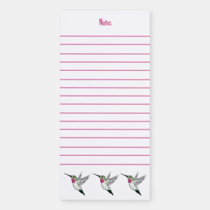 Hummingbird Magnetic Notepad