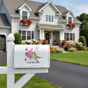 Hummingbird mailbox sticker