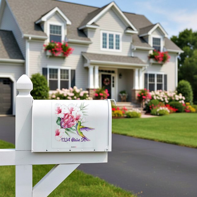 Hummingbird mailbox sticker (Creator Uploaded)