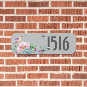 Hummingbird Make Your Own Personalized House Metal Sign