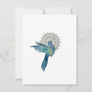 Hummingbird Mandala Note Card