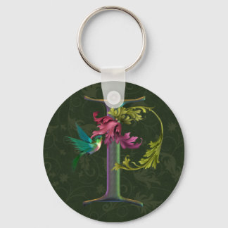 Hummingbird Monigram I Keychain