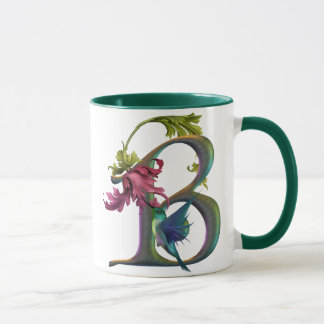 Hummingbird Monogram B Mug