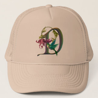 Hummingbird Monogram D Trucker Hat
