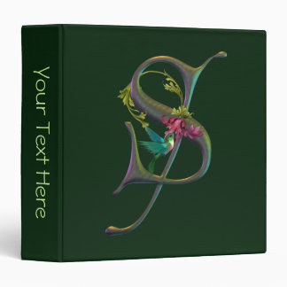 Hummingbird Monogram S Binder