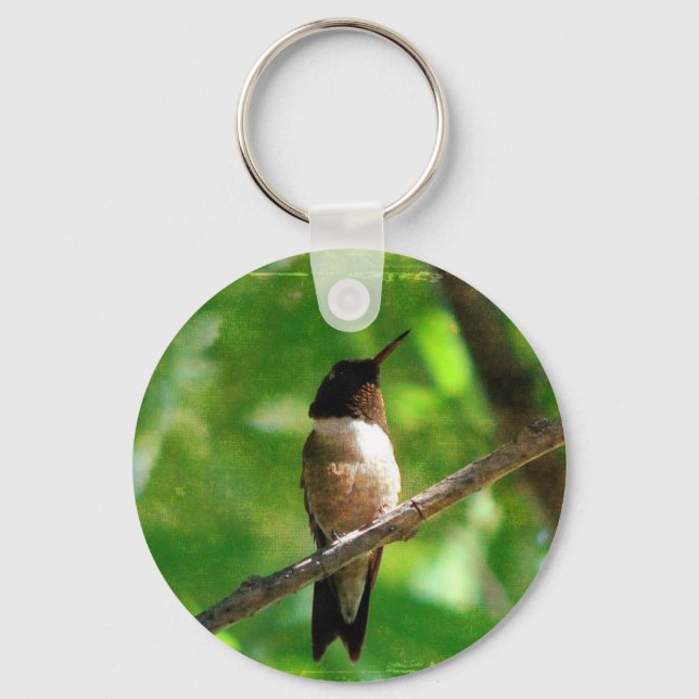 Hummingbird Morning Keychain (Front)