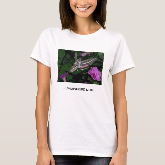 HUMMINGBIRD MOTH T SHIRT (Front)