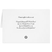 Hummingbird mother on nest - Card (Back Horizontal)