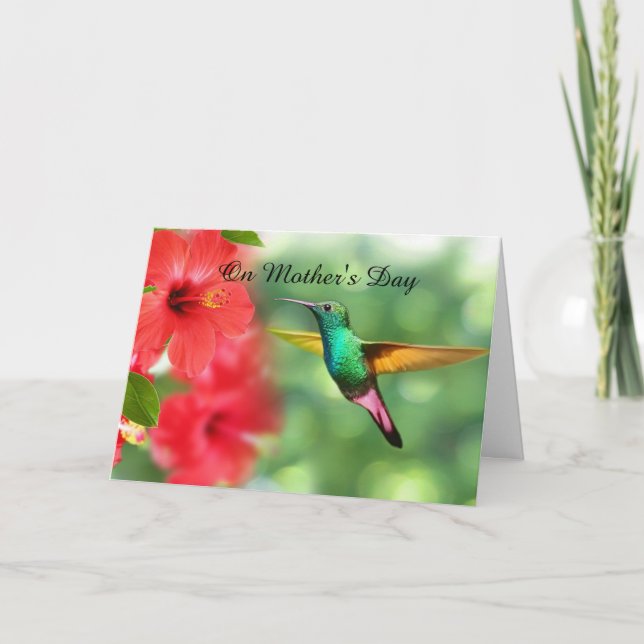 Hummingbird Mother's Day Card (Front)