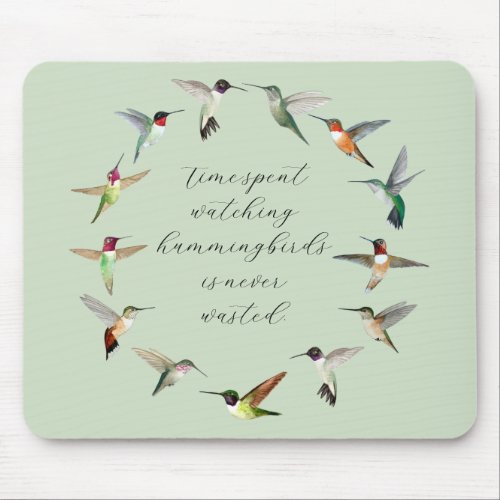 Hummingbird  mouse pad