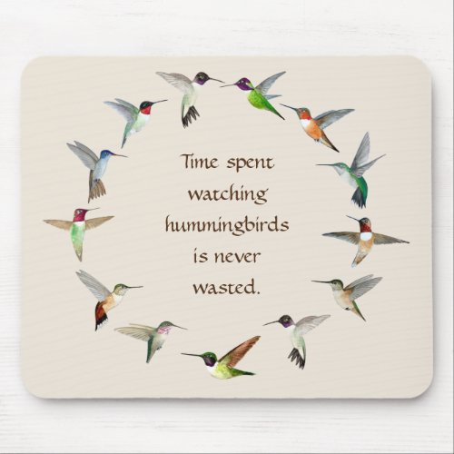 Hummingbird  mouse pad