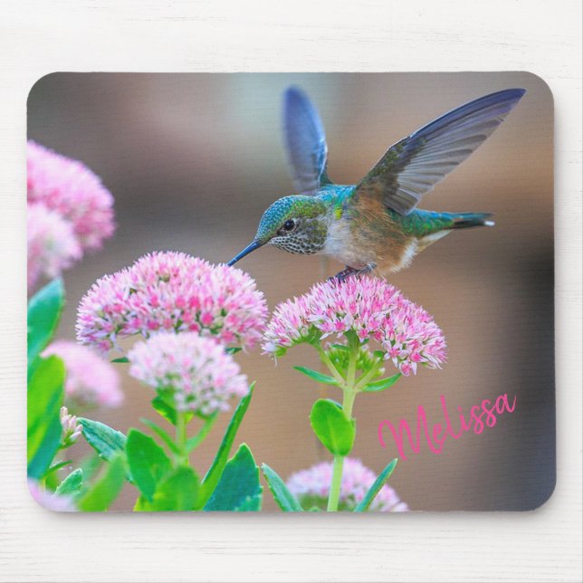 Hummingbird Mouse Pad (Front)