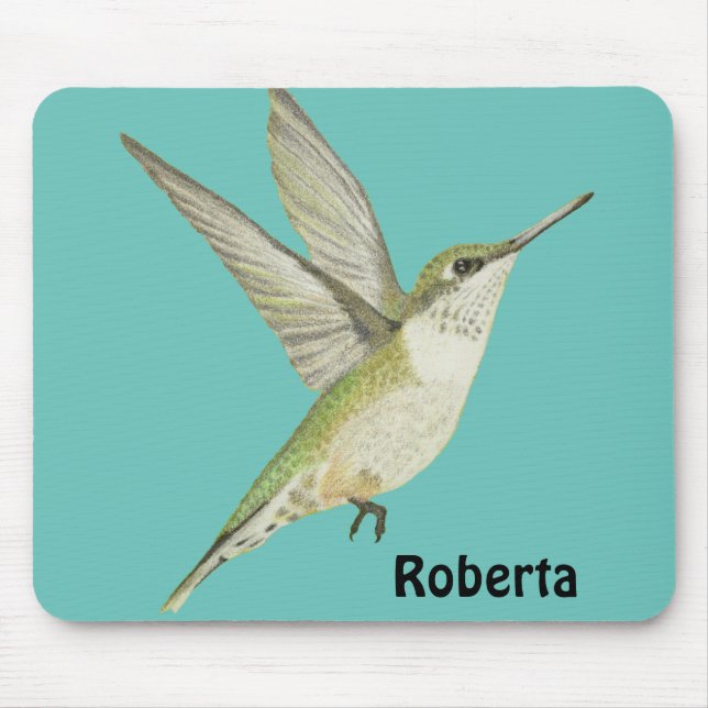 Hummingbird Mouse Pad (Front)