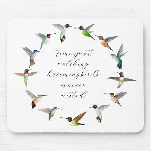 Hummingbird  mouse pad