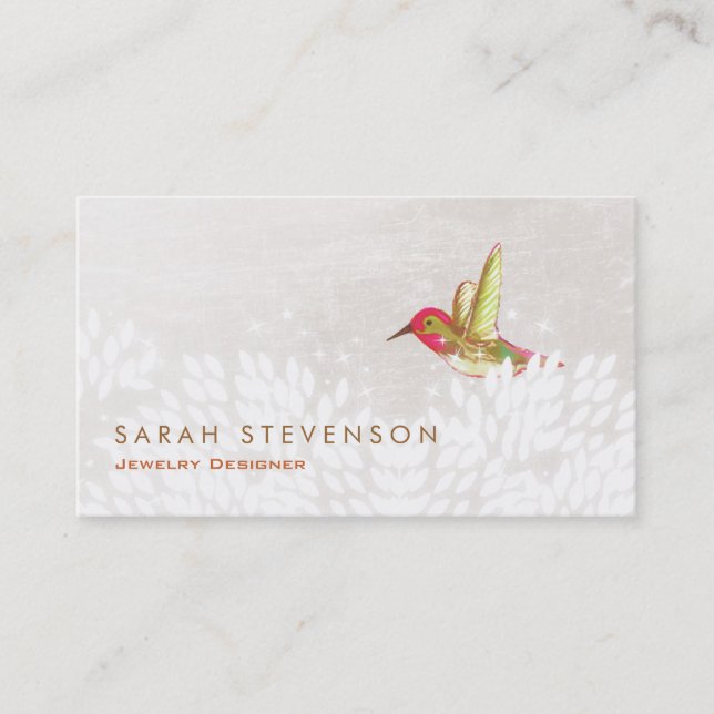 Hummingbird Nature Business Card (Front)