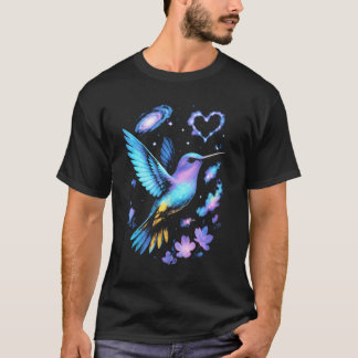 Hummingbird Nature Colorful T-Shirt