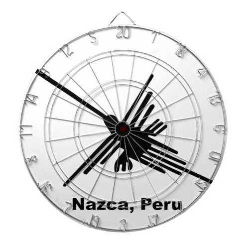 Hummingbird Nazca Peru Dartboard