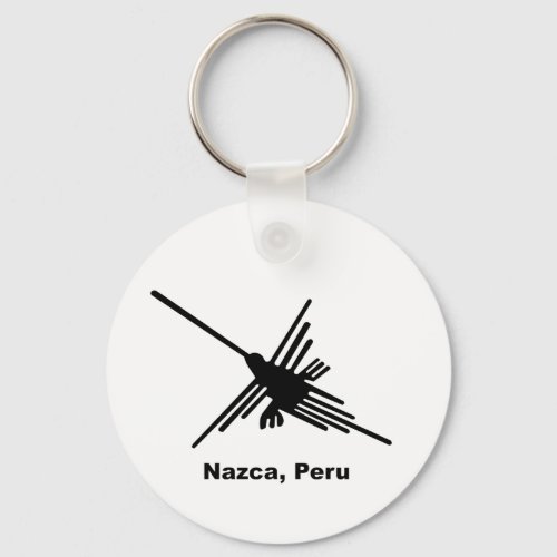 Hummingbird Nazca Peru Keychain