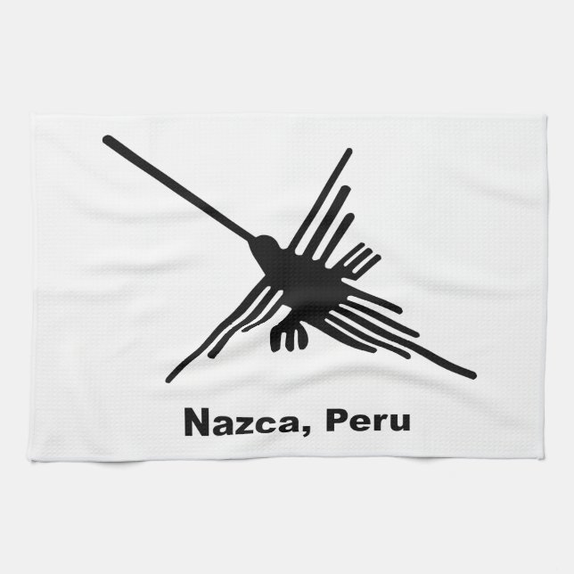 Hummingbird Nazca, Peru Kitchen Towel (Horizontal)