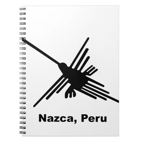 Hummingbird Nazca Peru Notebook