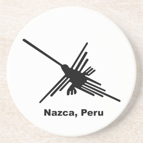 Hummingbird Nazca Peru Sandstone Coaster