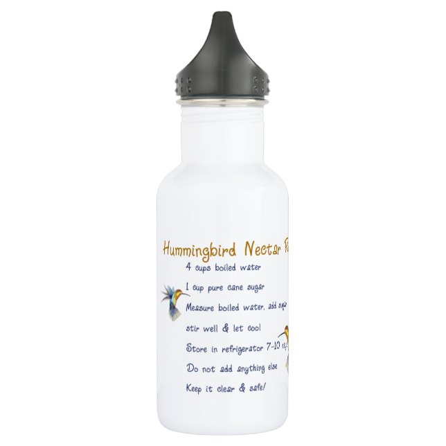 Hummingbird Nectar Bottle (Left)