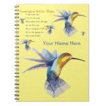 Hummingbird Nectar Recipe Notebook at Zazzle