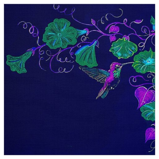 Hummingbird Nights Fabric