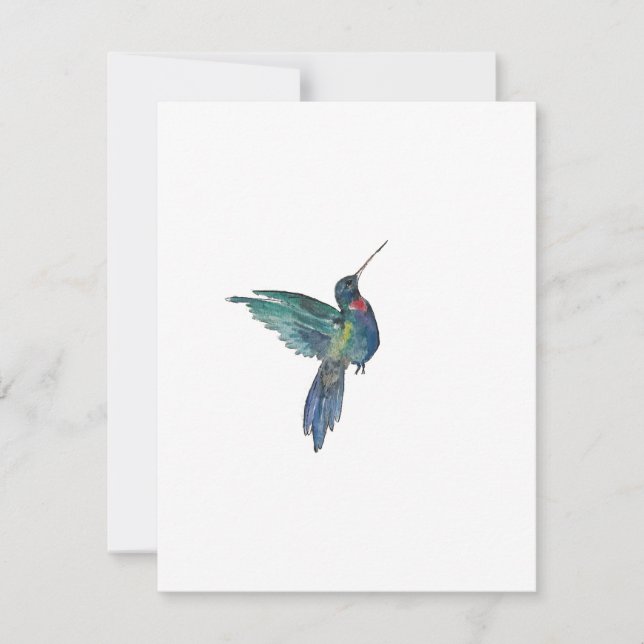 Hummingbird Note Card (Front)