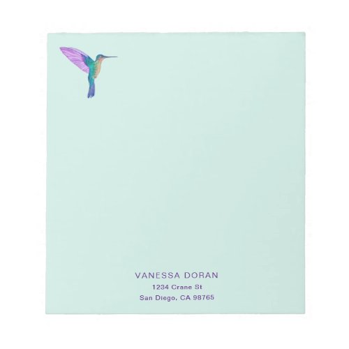 Hummingbird Notepad
