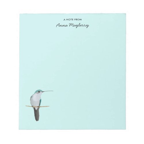 Hummingbird Notepad