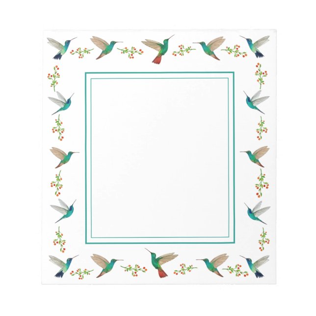 Hummingbird  notepad (Front)