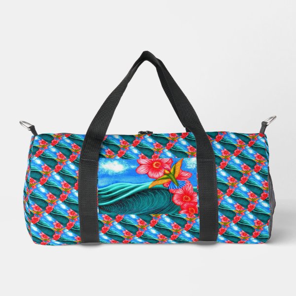 Hummingbird Ocean Duffle Bag