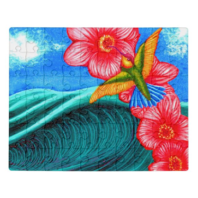 Hummingbird Ocean  Jigsaw Puzzle (Puzzle Horizontal)