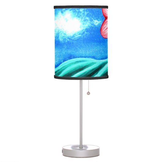 Hummingbird Ocean Table Lamp (Left)