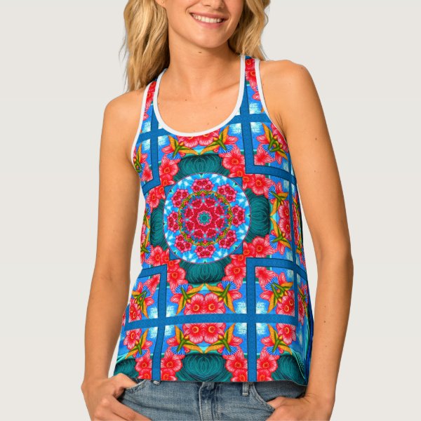 Hummingbird Ocean Tank Top